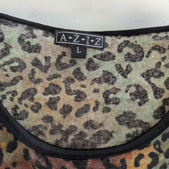 Y2K Leopard Multicolored Top - Picture 3 of 4
